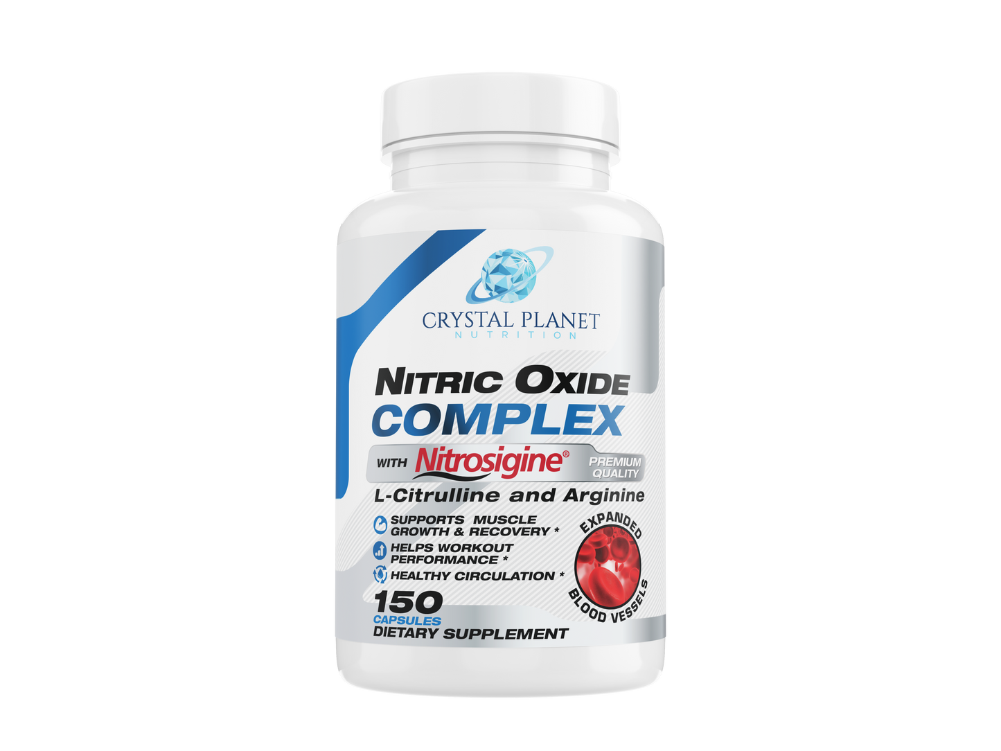 Nitric Oxide Booster Supplement for Men & Women with Nitrosigine Beetroot Extract & L Citrulline for Muscle Growth, NO, Pumps, Increase Blood Flow, Strength & Energy to Train Harder - 150 Capsules